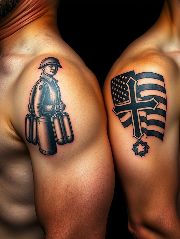 camaraderie through matching tattoos