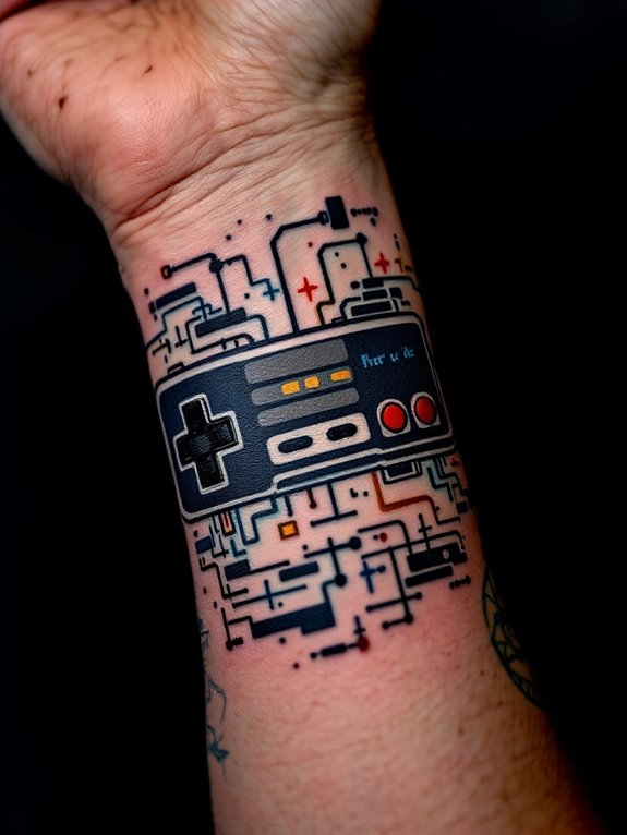 gamer s wrist ink personalization