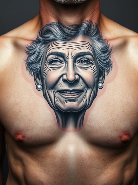 loved one s portrait tattoo