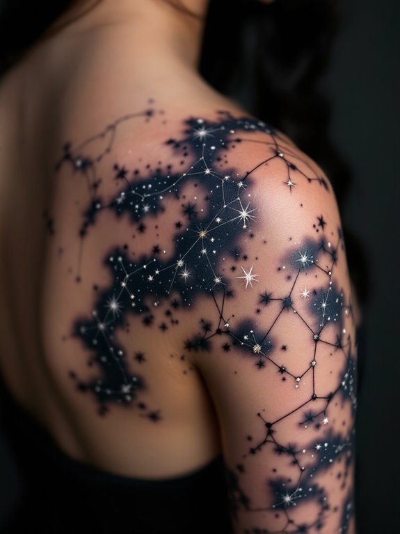 mapping celestial constellations with color