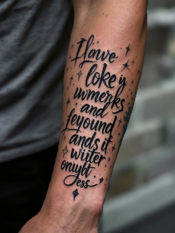 memorable movie quote permanent body art