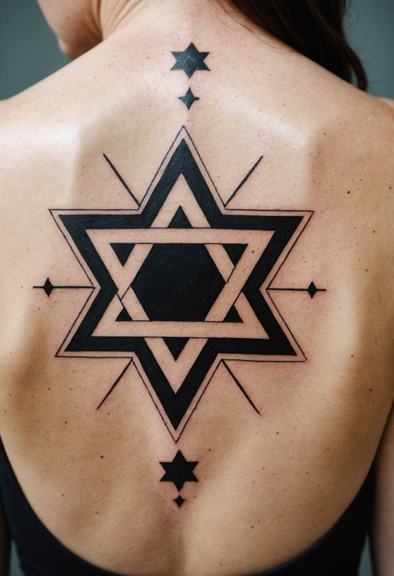 shoulder star of david