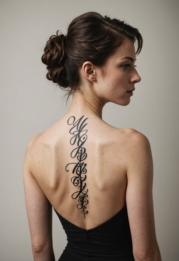 spine tattoo design tips