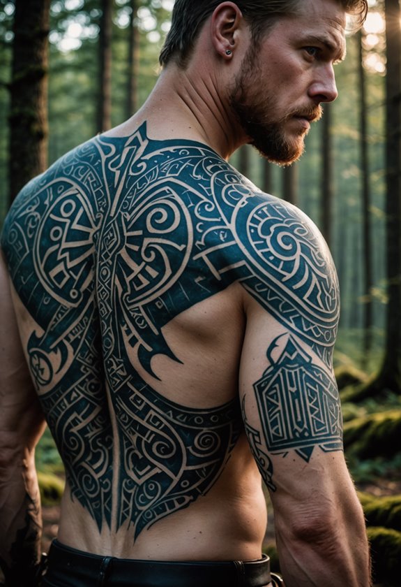 thor s hammer shoulder tattoo